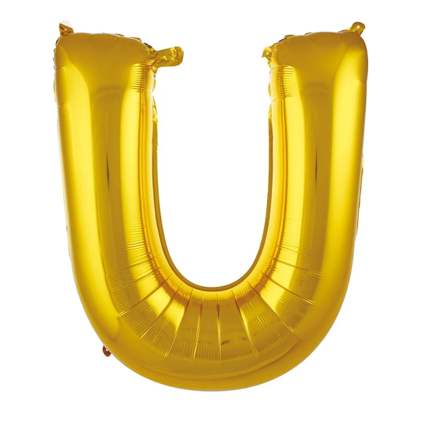 Folyo Balon Gold U 34 İnç 76 Cm